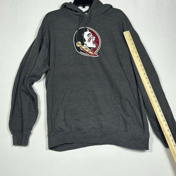 Section 101 Majestic Mens 2XL Gray Sweatshirt Florida State Seminoles NCAA Grey - Picture 5 of 13